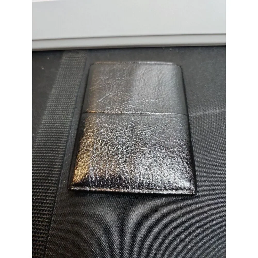 Christian Dior Vintage Black Leather Wallet